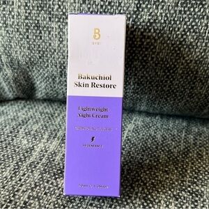 BYBI Bakuchiol Skin Restore Lightweight Night Cream Face Beauty NIB 40ml